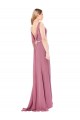 Soft Chiffon Low Back Long Sweetheart Sheath Prom Dress / Bridesmaid Dress Sudbury