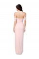 Soft Chiffon Off the Shoulder A-Line High Low Bridesmaid Dress Sudbury