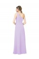 Soft Chiffon Long One Shoulder Sheath Formal Evening Gown / Bridesmaid Dress Sudbury