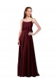 Chiffon Long Spaghetti Straps A-Line Bridesmaid Gowns Sudbury