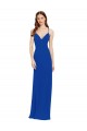 Soft Chiffon Keyhole Back Long Spaghetti Straps A-Line Bridesmaid Dress / Formal Dress Sudbury