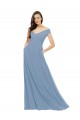 Chiffon Long Off the Shoulder A-Line Bridesmaid Dress / Evening Gowns Sudbury