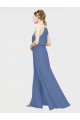 Chiffon Long Floor Length Halter Neck A-Line Formal Dress / Bridesmaid Dress Sudbury