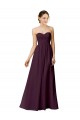 Chiffon Long Sweetheart Grape A-Line Bridesmaid Dress / Evening Dress Sudbury
