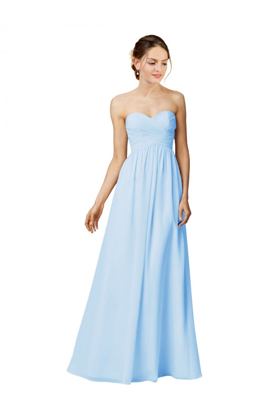 Chiffon Long Sweetheart Grape A-Line Bridesmaid Dress / Evening Dress Sudbury