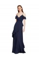 Chiffon Long Off the Shoulder A-Line Formal Dresses / Bridesmaid Dresses Sudbury