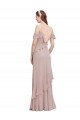 Chiffon Long Off the Shoulder A-Line Formal Dresses / Bridesmaid Dresses Sudbury