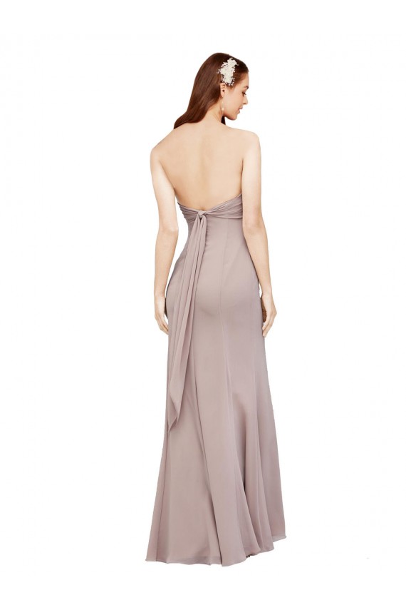 Soft Chiffon Long Off the Shoulder Black Mermaid Prom Dress / Bridesmaid Dress Sudbury