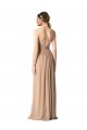 Soft Chiffon Open Back Long Halter Neck A-Line Bridesmaid Dress / Formal Dress Sudbury