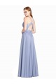 Chiffon & Lace Open Back Long Sweetheart A-Line Bridesmaid Dress / Evening Dress Sudbury