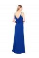 Soft Chiffon Low Back Long Sweetheart A-Line Evening Dress / Bridesmaid Dress Sudbury