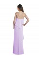 Chiffon Low Back Long Spaghetti Straps A-Line Bridesmaid Dress / Evening Dress Sudbury