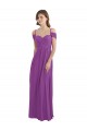 Soft Chiffon Long Sweetheart Dahlia A-Line Bridesmaid Dress Sudbury