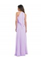 Chiffon Long Halter Neck Lilac A-Line Bridesmaid Dress / Evening Dress Sudbury