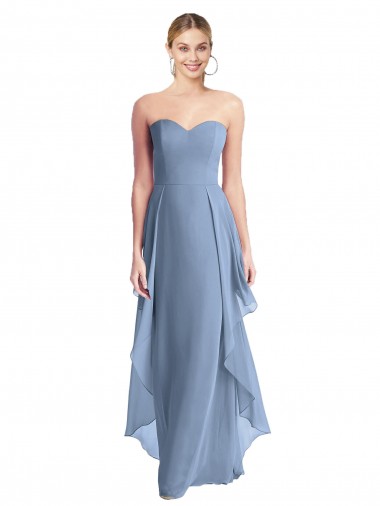 Chiffon Long Sweetheart A-Line Formal Dress / Bridesmaid Dress Sudbury