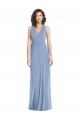 Soft Chiffon Open Back Long Halter Neck Trumpet Formal Evening Gown / Bridesmaid Dress Sudbury