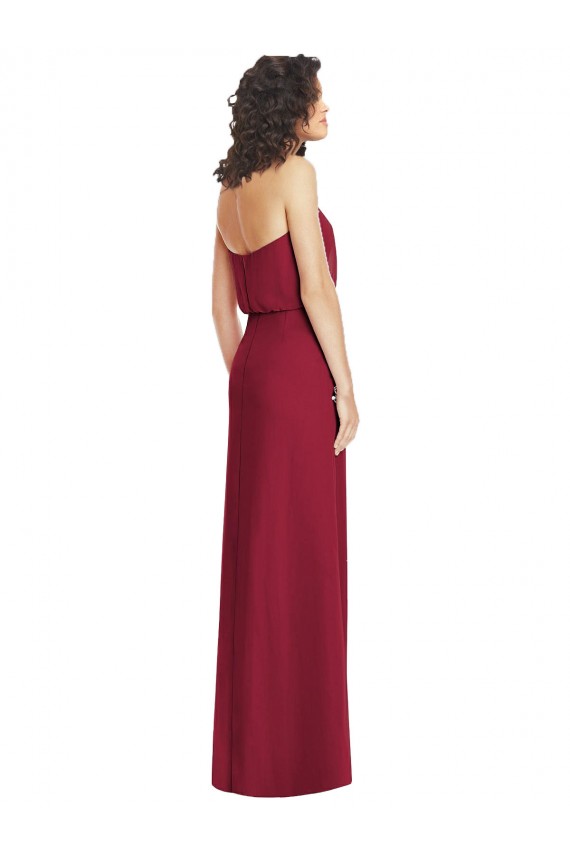 Soft Chiffon Low Back Long Sweetheart A-Line Formal Dress / Bridesmaid Dress Sudbury