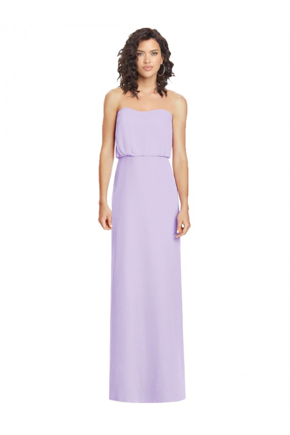 Soft Chiffon Low Back Long Sweetheart A-Line Formal Dress / Bridesmaid Dress Sudbury