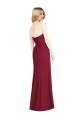 Soft Chiffon Long Sweetheart Desert Rose Trumpet Bridesmaid Dress Sudbury