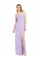 Soft Chiffon Long Spaghetti Straps Mermaid Bridesmaid Dress Sudbury