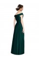 Soft Chiffon Long Off the Shoulder Ever Green A-Line Formal Dress / Bridesmaid Dress Sudbury