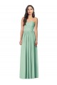 Soft Chiffon Long Sweetheart Mint Green Trumpet Bridesmaid Dress Sudbury
