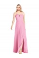 Soft Chiffon Long V-Neck Trumpet Semi Formal Evening Dress / Bridesmaid Dress Sudbury