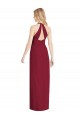 Soft Chiffon Long Halter Neck Trumpet Formal Evening Gown / Bridesmaid Dress Sudbury