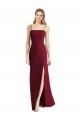 Soft Chiffon Tie Back Long Spaghetti Straps Trumpet Bridesmaid Dress Sudbury