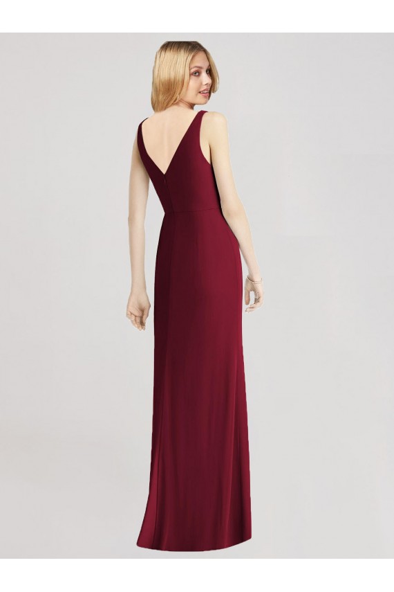 Soft Chiffon Long Sweetheart Royal Blue Mermaid Bridesmaid Dress Sudbury