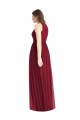 Soft Chiffon Long Halter Neck Lilac A-Line Bridesmaid Dress Sudbury