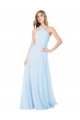 Chiffon Long Halter Neck A-Line Bridesmaid Dress / Evening Gowns Sudbury