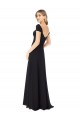 Soft Chiffon Long Sweetheart Black A-Line Bridesmaid Dress Sudbury