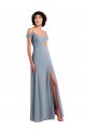 Chiffon Long Off the Shoulder A-Line Formal Dress / Bridesmaid Dress Sudbury