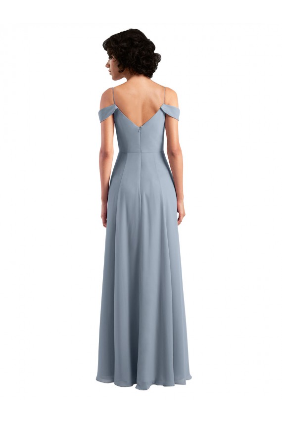 Chiffon Long Off the Shoulder A-Line Formal Dress / Bridesmaid Dress Sudbury