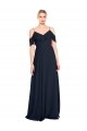 Lxue Chiffon V-Back Long Off the Shoulder A-Line Bridesmaid Dress Sudbury