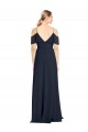 Lxue Chiffon V-Back Long Off the Shoulder A-Line Bridesmaid Dress Sudbury