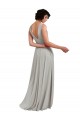Soft Chiffon Long V-Neck A-Line Bridesmaid Dresses Sudbury