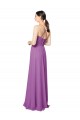 Soft Chiffon Criss Cross Back Long Sweetheart A-Line Formal Dress / Bridesmaid Dress Sudbury