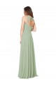 Soft Chiffon Open Back Long Sweetheart A-Line Formal Dress / Bridesmaid Dress Sudbury