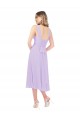 Soft Chiffon Midi Length Sweetheart A-Line High Low Bridesmaid Dress Sudbury