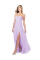 Chiffon Long Floor Length Sweetheart A-Line Bridesmaid Dress Sudbury
