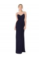 Soft Chiffon V-Back Long Spaghetti Straps Mermaid Bridesmaid Dress / Formal Dress Sudbury