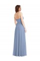 Soft Chiffon Long Strapless A-Line Semi Formal Evening Dress / Bridesmaid Dress Sudbury