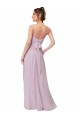 Soft Chiffon Long Sweetheart Pink Glow A-Line Bridesmaid Dress Sudbury