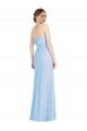 Soft Chiffon Low Back Long Strapless Trumpet Black Tie Evening Gown / Bridesmaid Dress Sudbury