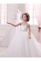 Tulle Chapel Train Sweetheart Ball Gown Flower Girl Dress Sudbury