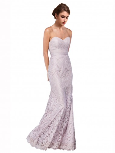 Lace Long Sweetheart Mermaid Bridesmaid Dress / Evening Dress Sudbury