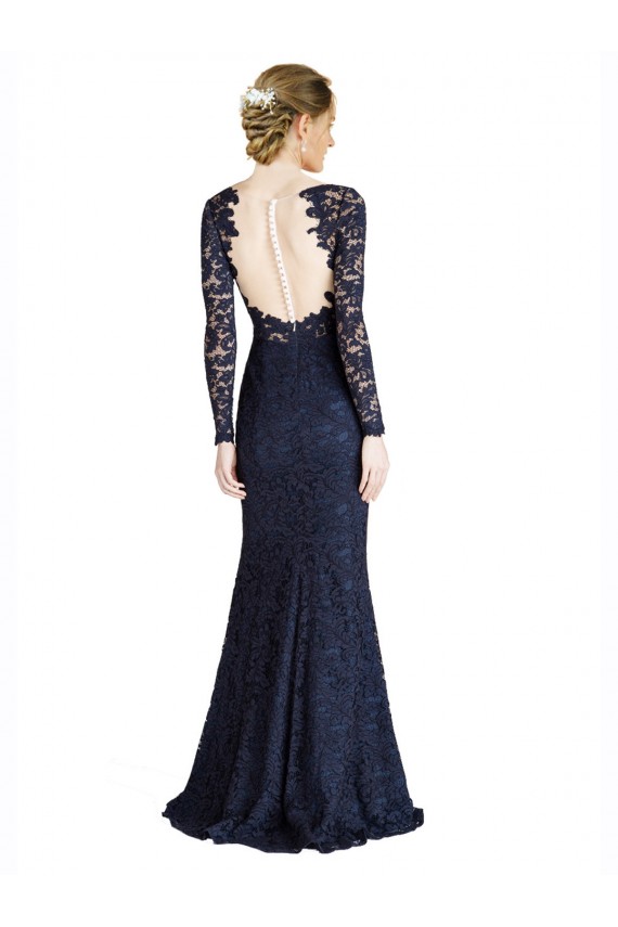 Lace Keyhole Back Long Sweetheart Mermaid Prom Dress / Bridesmaid Dress Sudbury