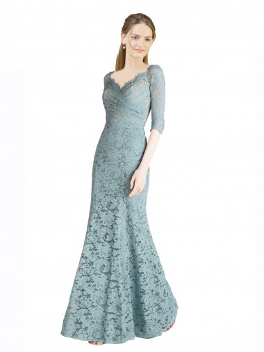 Lace Long Sweetheart A-Line Prom Dress / Bridesmaid Dress Sudbury